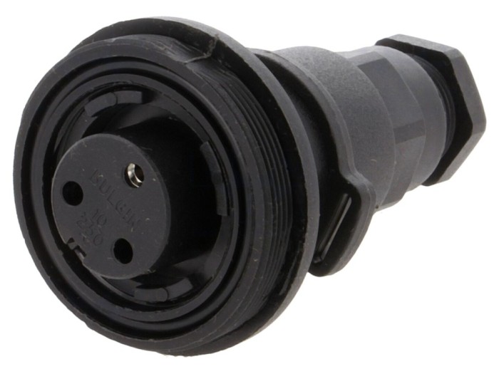 Conector circular mamă 3 pini IP68
