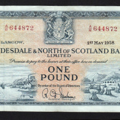 Scotia 1 Pound Clydesdale & North Scotland Bank Limited s644872 1958