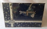 STOLLWERCK furnizorii Curtii Regale - cutie veche din tabla litografiata pt dulciuri anii 1930 Romania rara