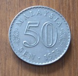 50 sen 1973, Malaysia