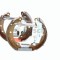 Set saboti frana RENAULT MEGANE I Classic (LA0/1) (1996 - 2006) BOSCH 0 204 114 154