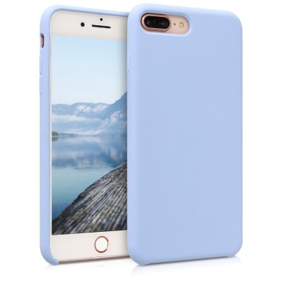 Husa pentru Apple iPhone 8 Plus / iPhone 7 Plus, Silicon, Albastru, 40842.58 foto