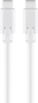 Cablu USB Type C Generatia 1 tata-tata 1m alb GOOBAY foto