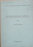 ROMANOSLAVICA VII DIALECTOLOGIE - EMIL PETROVICI