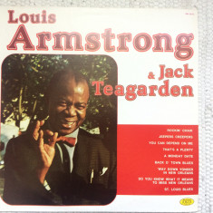 louis armstrong & jack teagarden disc vinyl lp muzica jazz blues swing joker rec