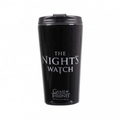 Cana termos cu capac pentru cafea, Game Of Thrones - Night&amp;#039;s Watch foto