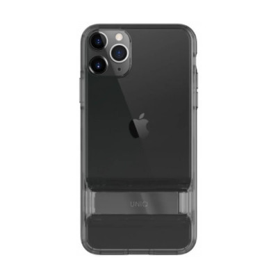 Husa Cover TPU Uniq Cabrio cu Suport Reglabil pentru iPhone 11 Pro Max Gri foto