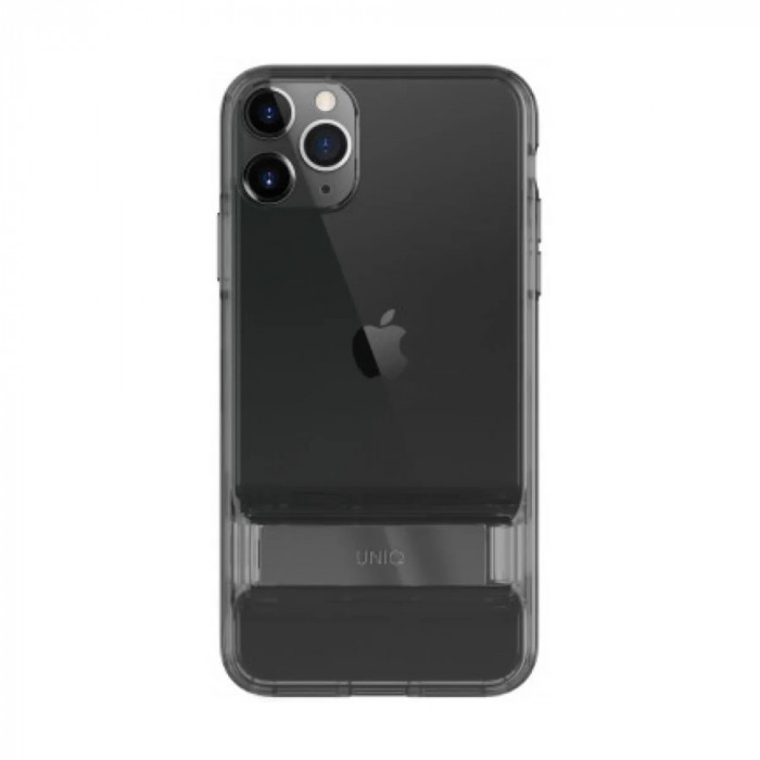 Husa Cover TPU Uniq Cabrio cu Suport Reglabil pentru iPhone 11 Pro Max Gri