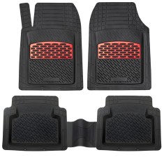 Covorase Auto Cauciuc Universale Set 5 Piese | Red