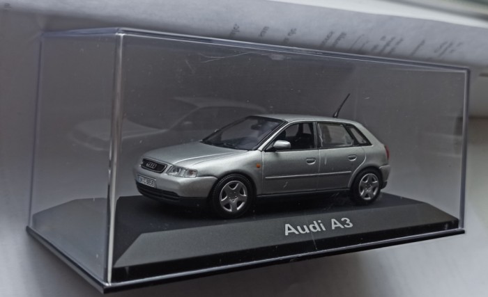 Macheta Audi A3 (8L) 5 usi 1996 silver - Minichamps 1/43