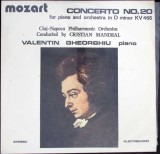 Disc vinil, LP. CONCERTUL NR.20 PENTRU PIAN SI ORCHESTRA-MOZART-355021