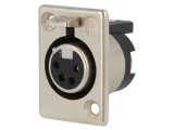 Soclu XLR Mamă 4 Pin 50V
