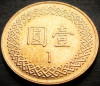 Moneda exotica 1 NEW DOLLAR - TAIWAN, anul 2006 * cod 5208 = UNC, Asia