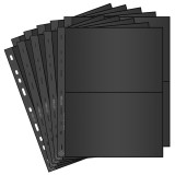 Set 10 folii OPTIMA2S pentru bancnote / carti postale