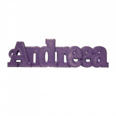 Breloc personalizat cu numele Andreea