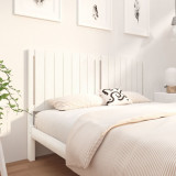 VidaXL Tăblie de pat, alb, 155,5x4x100 cm, lemn masiv de pin