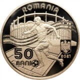 Romania - 50 Bani 2021 - Campionatul European de fotbal 2020 - PROOF UNC BNR
