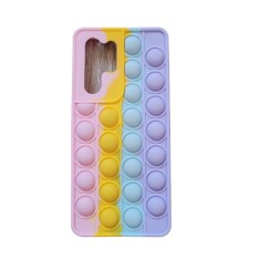 Huse silicon model POP IT Samsung Galaxy S21 Ultra , Roz