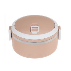 Caserola termica rotunda, 500 ml, inox, Roz