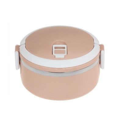 Caserola termica rotunda, 500 ml, inox, Roz foto