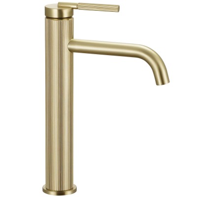 Baterie pentru baie Rea Argon Brush Gold high foto