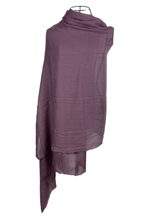 Esarfa dama uni 25VM, mov inchis 180 x 95 cm