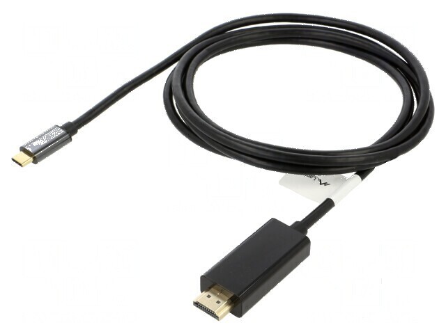 Adaptor USB-C HDMI 1,8m negru