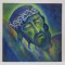 ARHITECT RADU MARIUS OCTAV - IISUS PE CRUCE , PICTURA NESEMNATA