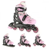 Cumpara ieftin Role Reglabile 4in1 Nils Extreme NH18331 Negru/Roz, S (31-34)