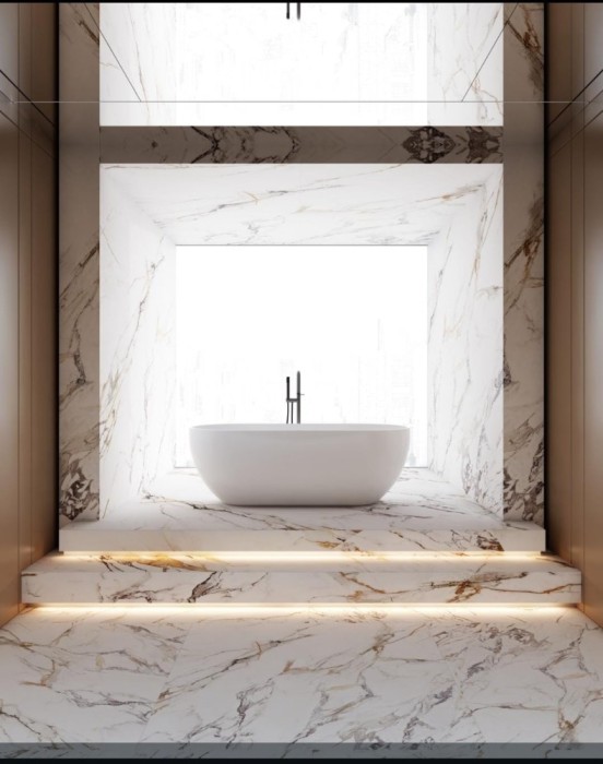 Cada Freestanding Marble Luxe 3