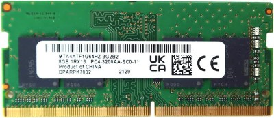 Memorie Ram Laptop Micron 8GB, DDR4, 1Rx16, PC4-3200AA-SC0-11, 3200Mhz, MTA4ATF1G64HZ-3G2B2, PC4-25600, CL22, 1.2V, Non-ECC, sodimm, 260 pini foto