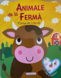 Cumpara ieftin Animale De La Ferma - Carte De Colorat Cu Abtibilturi, - Editura Flamingo