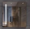 Dulap Ingrid Cu Oglinda LED DBP127 80x70 Alb ModernLight Concept