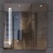 Dulap Ingrid Cu Oglinda LED DBP127 80x70 Alb ModernLight Concept