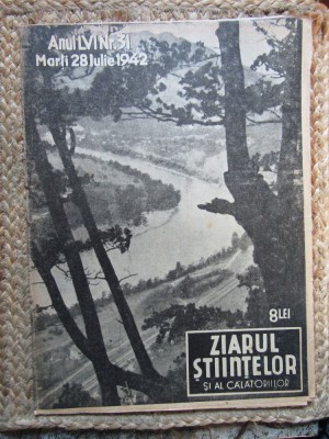Ziarul Ştiinţelor şi al Călătoriilor nr.31/1942 foto