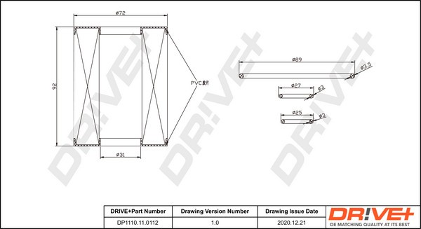 Dr!ve+ DP1110.11.0112 Filtru ulei