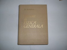 Elemente De Fizica Generala - N. Barbulescu , 20851