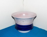 Jardinieră ceramica emailata stil raku, hand made - design Paula von Freyman, Steninge Keramik, Suedia