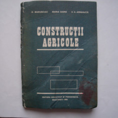 Constructii agricole - D. Marusciac, Maria Darie, V.A. Jerghiuta