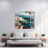 Folie imprimata color pentru decor perete locuinta, dimensiune 125 x 110cm, model: VIEW TO HAVEN 14, AVEX
