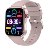 SMARTECH SmartWatch cu Apel Bluetooth, Glucometru, Analiza Impedantei Bioelectrice, EKG, HRV, Temperatura Corporala, Ritm Cardiac, Nivel Oxigen, Tensi