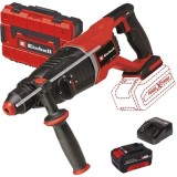 Einhell TP-HD 18/26 D Li BL PXC + Starter Kit - Rotopercutor SDS-Plus 2.6 J valiza speciala + Set 1 acumulator si incarcator Li-Ion 18 V 4 Ah