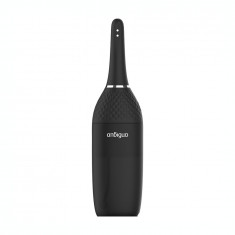 Irigator Anal Travel 5 Intensitati Silicon USB Negru 210 ml