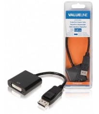 Cablu adaptor DisplayPort la DVI-D 24+1 mama 0.2m Valueline foto