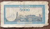 Bancnota 5000 Cinci Mii Lei BNR 21 august 1945