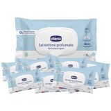 Pachet Servetele umede cu 97% apa, fara alcool si sapun, 0 luni+, 12 pachete x 72buc.