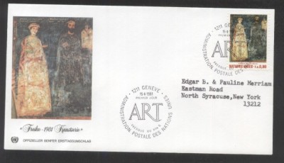 UN Geneva 1981 Art Mi.99 FDC UN.222 foto