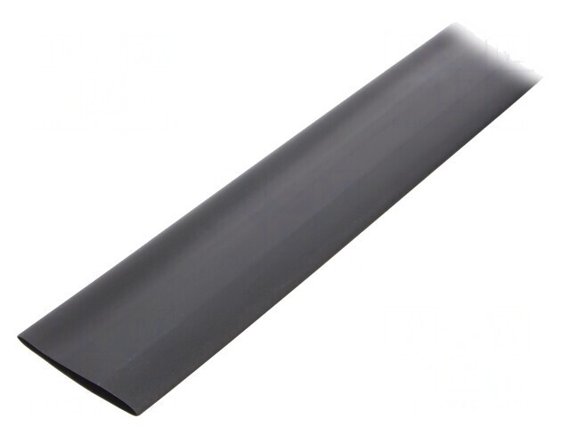 Manșon termocontractabil negru 38,1mm 1m