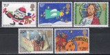 Marea Britanie 1981 - Crăciun - Desene de copii, &icirc;n v&acirc;rstă de 5 - 16 ani, MNH