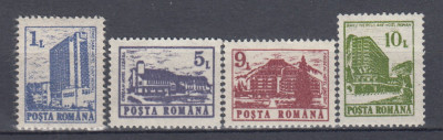 ROMANIA 1991 LP 1257 HOTELURI SI CABANE I FARA FILIGRAN SERIE MNH foto